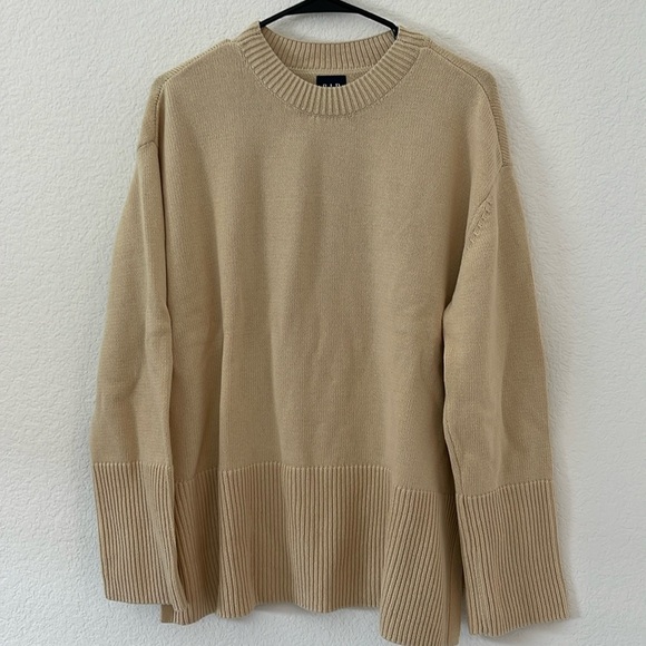 GAP | Crew Neck Knit Sweater | Neutral Ivory | Sz L - Picture 5 of 10